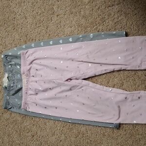 Between Charming Heart Print Kids Leggings  (2)